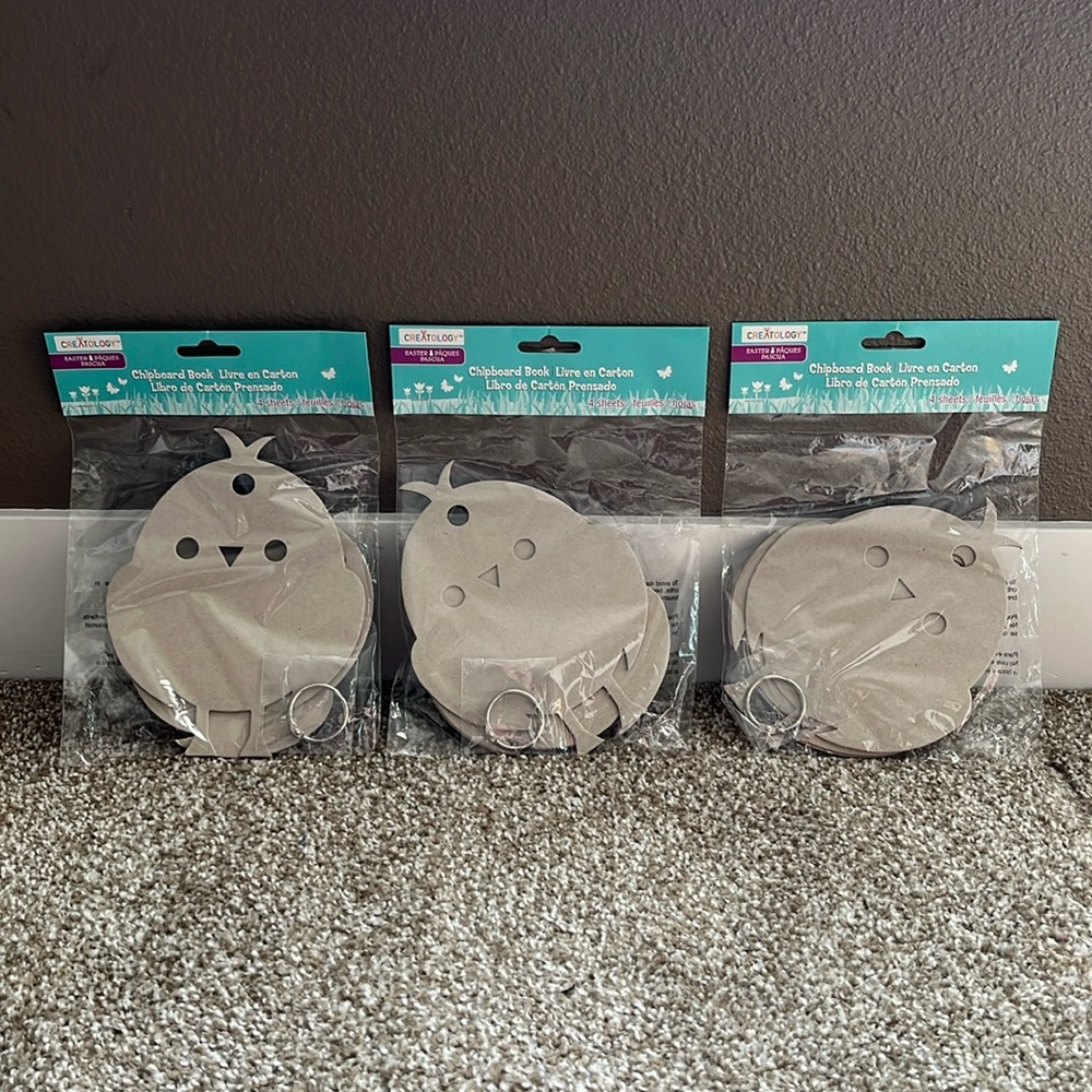 Creatology Easter Chipboard Book - Set of 3